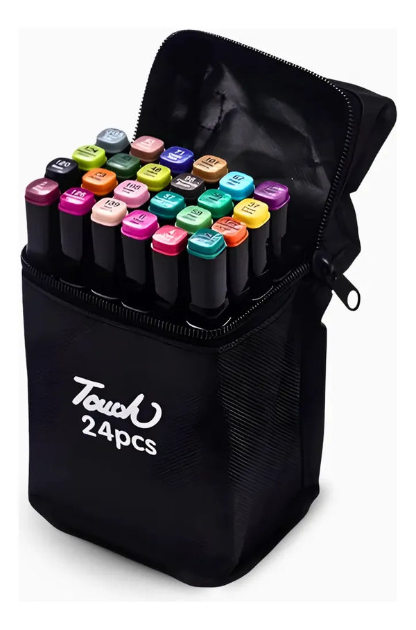 24 Canetinhas Touch (1 Estojo)