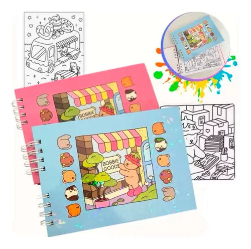 Kit 60 Canetas Touch + 2 Livros Bobbie Goods Capa Dura